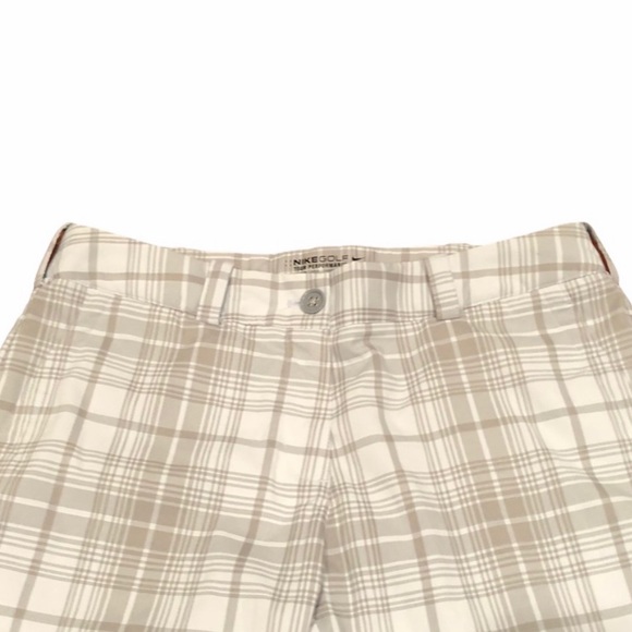 Nike Golf dri fit plaid performance athletic golfing preppy trouser pant size 8 - Picture 3 of 13